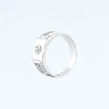 18KT WHITE GOLD RING (NL13-18K123)
