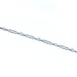 18K WHITE GOLD BRACELET (NL13-18K153)