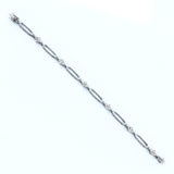 18K WHITE GOLD BRACELET (NL13-18K153)
