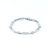 18K WHITE GOLD BRACELET (NL13-18K153)