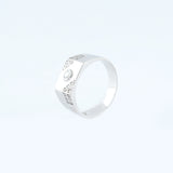 18KT WHITE GOLD RING (NL13-18K491)