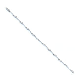 18K WHITE GOLD BRACELET (NL13-18K609)