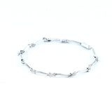 18K WHITE GOLD BRACELET (NL13-18K609)