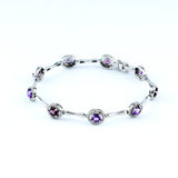 18K WHITE GOLD BRACELET (NL13-18K793)