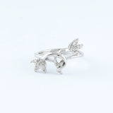 18KT WHITE GOLD LADIES RING (NL13-18K815)