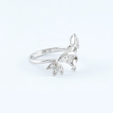18KT WHITE GOLD LADIES RING (NL13-18K815)