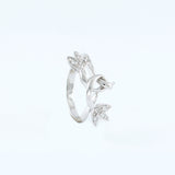 18KT WHITE GOLD LADIES RING (NL13-18K815)