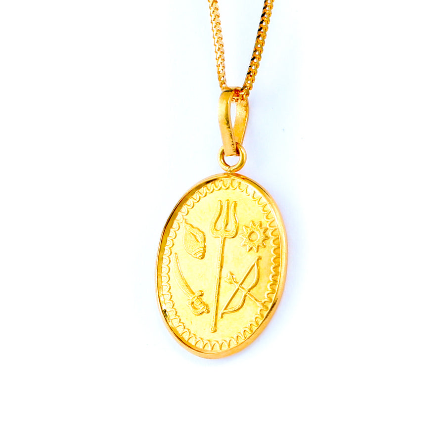 22KT YELLOW GOLD PANCHAUDA (PA0000073)