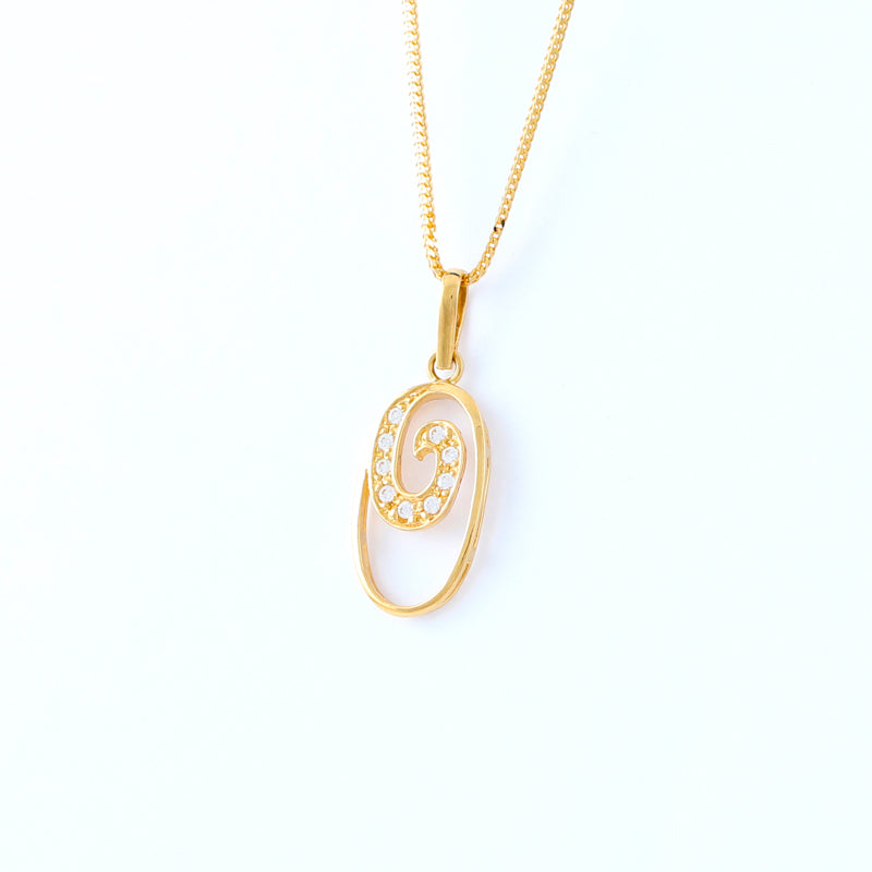 22KT YELLOW GOLD LADIES PENDANT (PE0000065)