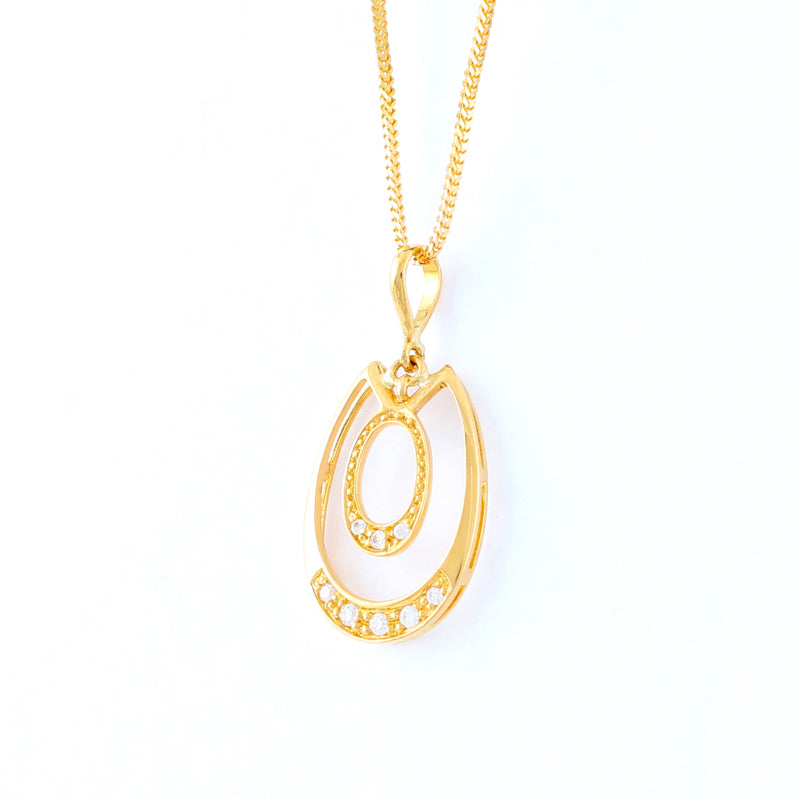 22KT YELLOW GOLD LADIES PENDANT (PE0000152)