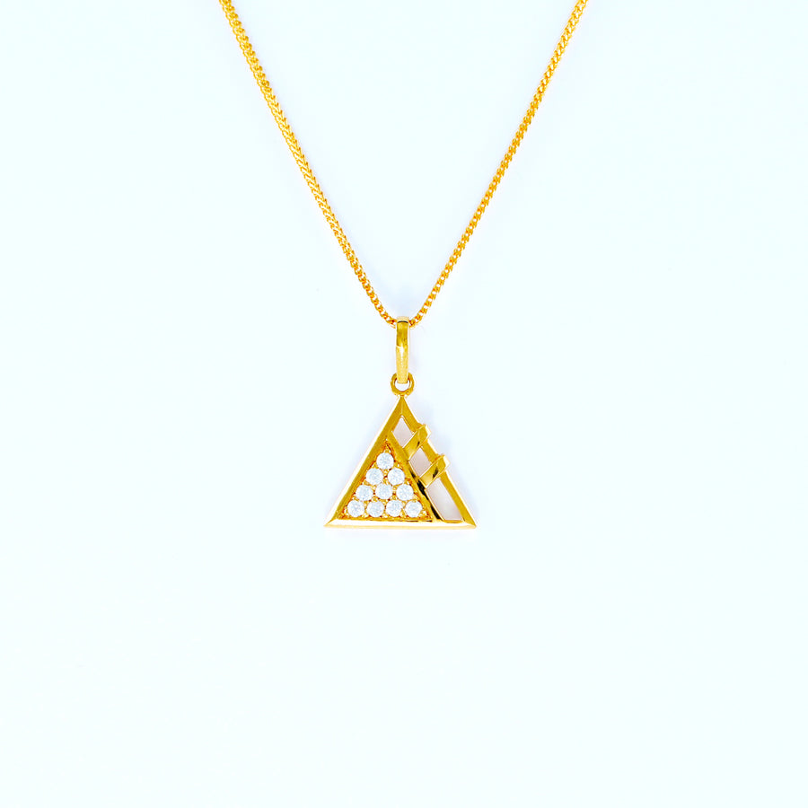 22KT YELLOW GOLD LADIES PENDANT (PE0000227)