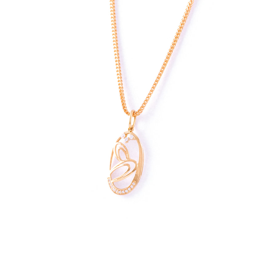 22KT YELLOW GOLD LADIES PENDANT (PE0000488)