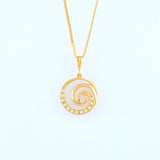 22KT YELLOW GOLD LADIES PENDANT (PE0000496)