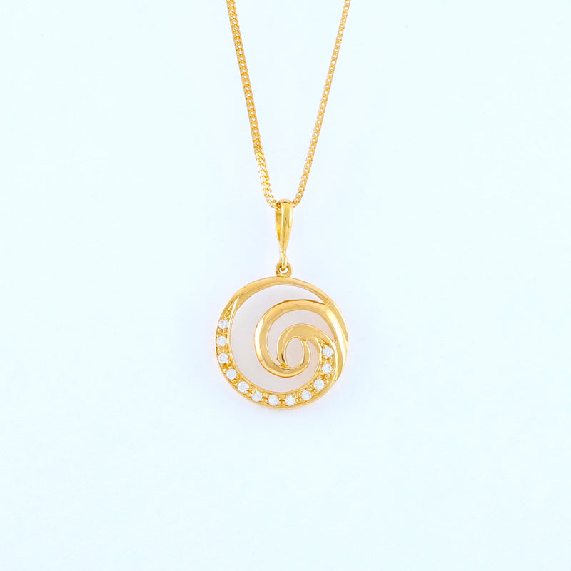 22KT YELLOW GOLD LADIES PENDANT (PE0000496)