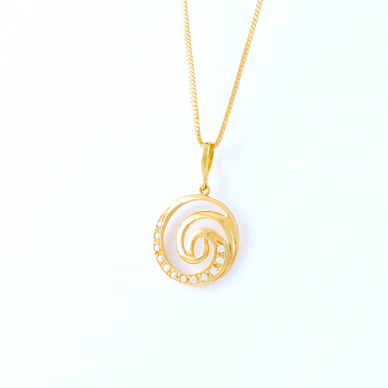 22KT YELLOW GOLD LADIES PENDANT (PE0000496)