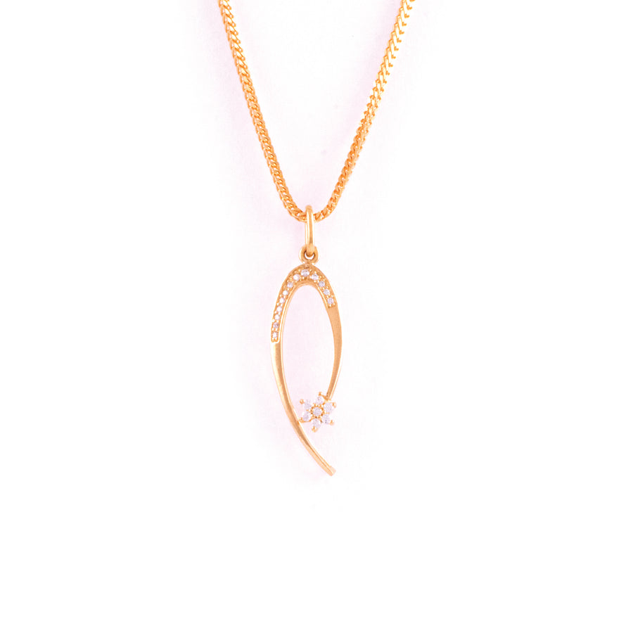 22KT YELLOW GOLD LADIES PENDANT (PE0000537)