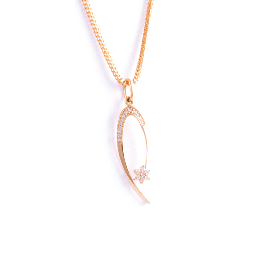 22KT YELLOW GOLD LADIES PENDANT (PE0000537)