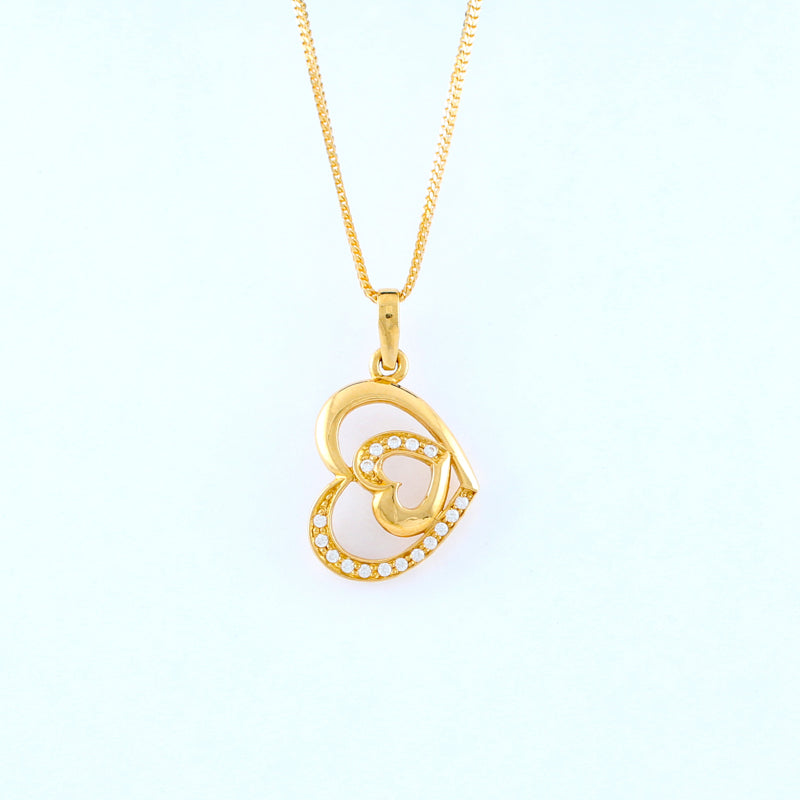 22KT YELLOW GOLD LADIES PENDANT (PE0000766)