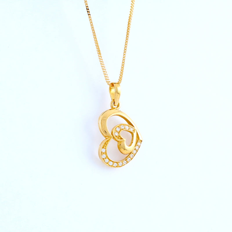 22KT YELLOW GOLD LADIES PENDANT (PE0000766)