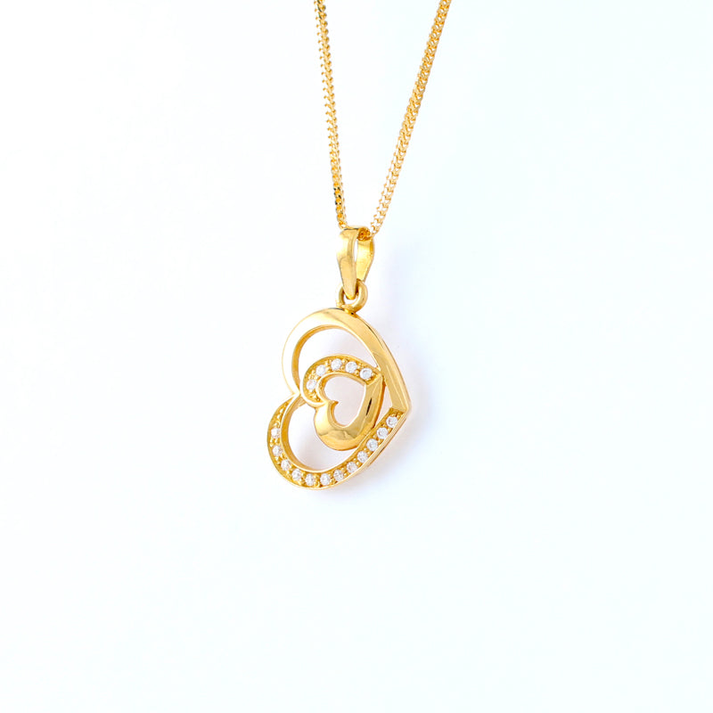 22KT YELLOW GOLD LADIES PENDANT (PE0000766)