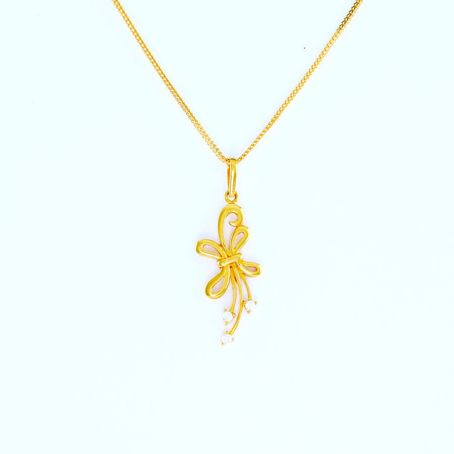 22KT YELLOW GOLD LADIES PENDANT (PE0000784)