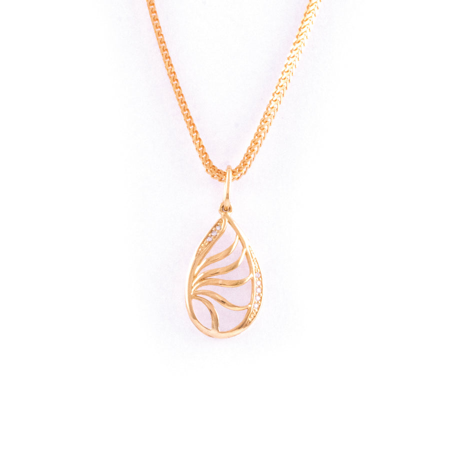 22KT YELLOW GOLD LADIES PENDANT (PE0000889)