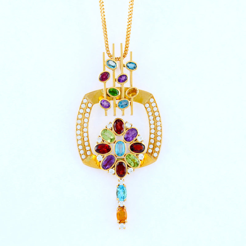 22KT YELLOW GOLD LADIES PENDANT (PE0000976)