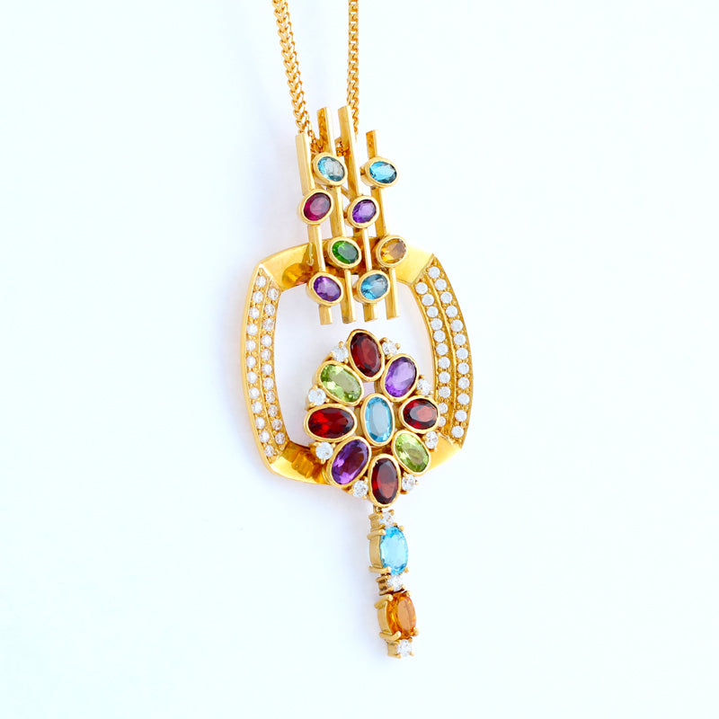 22KT YELLOW GOLD LADIES PENDANT (PE0000976)