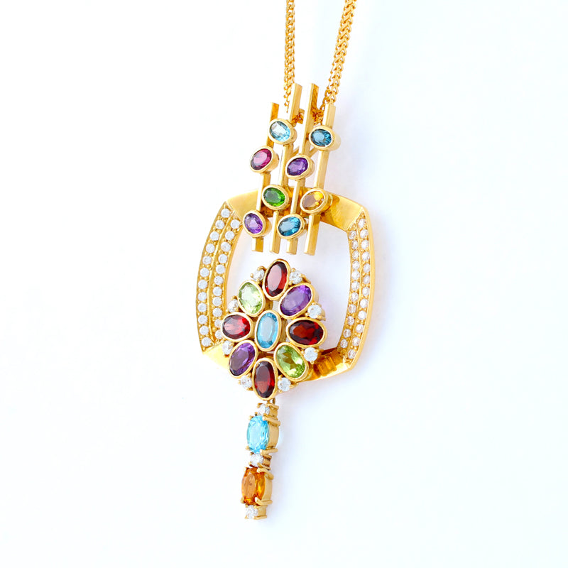 22KT YELLOW GOLD LADIES PENDANT (PE0000976)