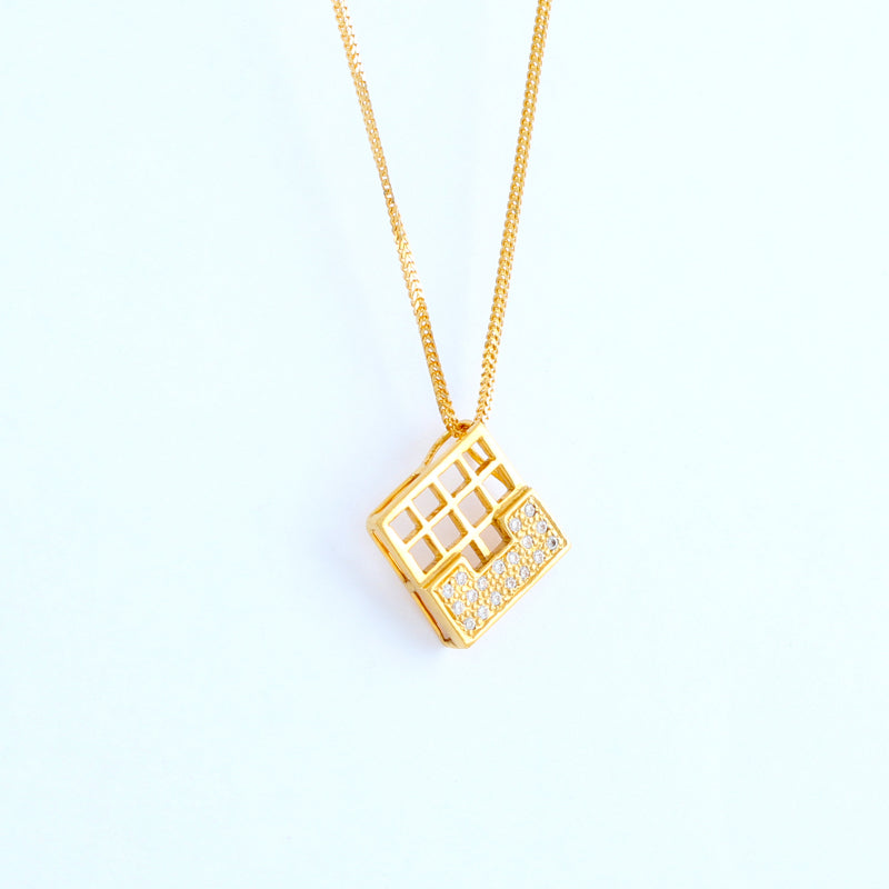 22KT YELLOW GOLD LADIES PENDANT (PE0001365)
