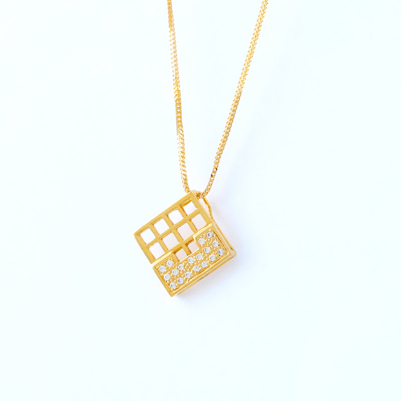 22KT YELLOW GOLD LADIES PENDANT (PE0001365)