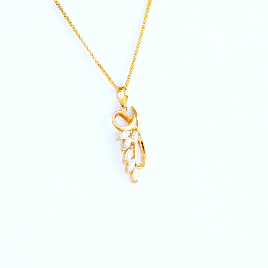 22KT YELLOW GOLD LADIES PENDANT (PE0001372)
