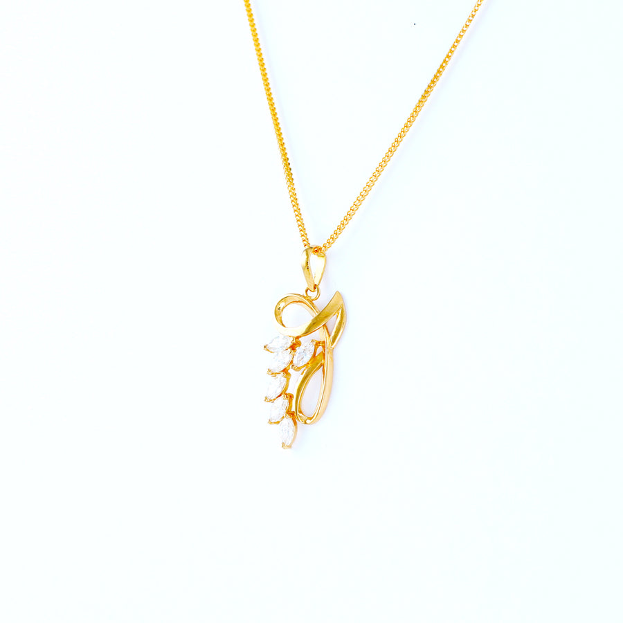 22KT YELLOW GOLD LADIES PENDANT (PE0001372)