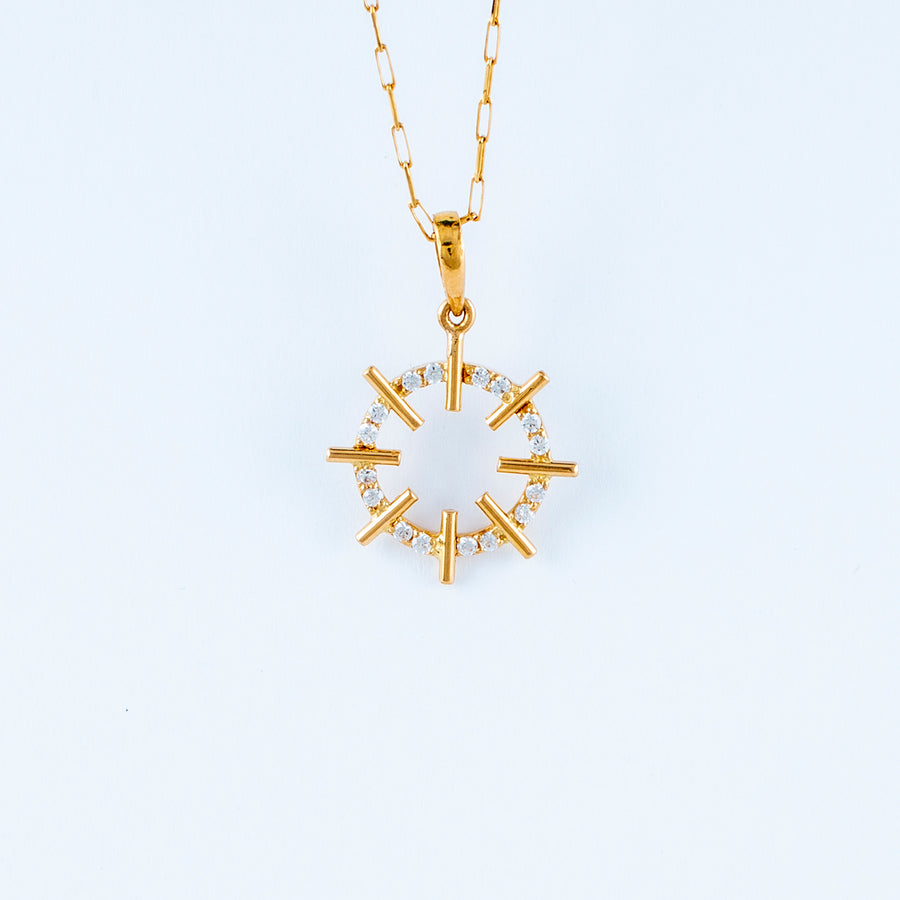 22KT YELLOW GOLD LADIES PENDANT (PE0001440)