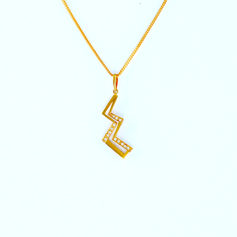 22KT YELLOW GOLD LADIES PENDANT (PE0001441)