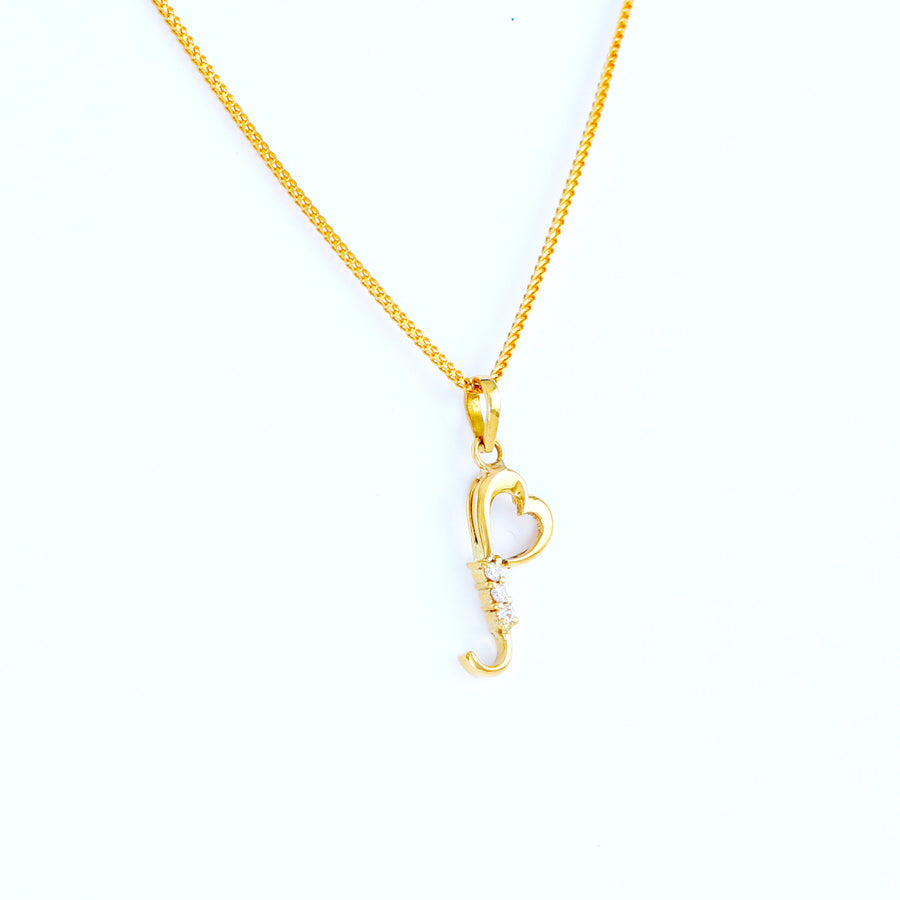 22KT YELLOW GOLD LADIES PENDANT (PE0001444)