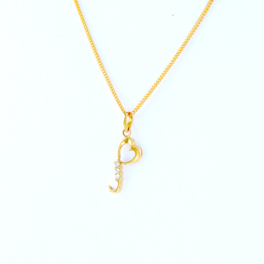 22KT YELLOW GOLD LADIES PENDANT (PE0001444)