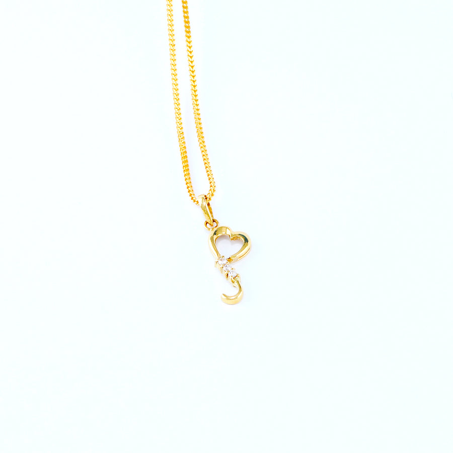 22KT YELLOW GOLD LADIES PENDANT (PE0001444)