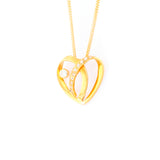 22KT YELLOW GOLD STONE STUDDED PENDANT (PE0001510)