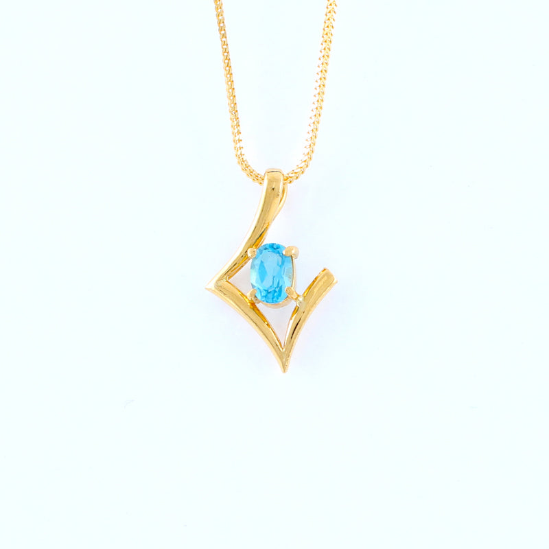 22KT YELLOW GOLD LADIES PENDANT (PE0001556)