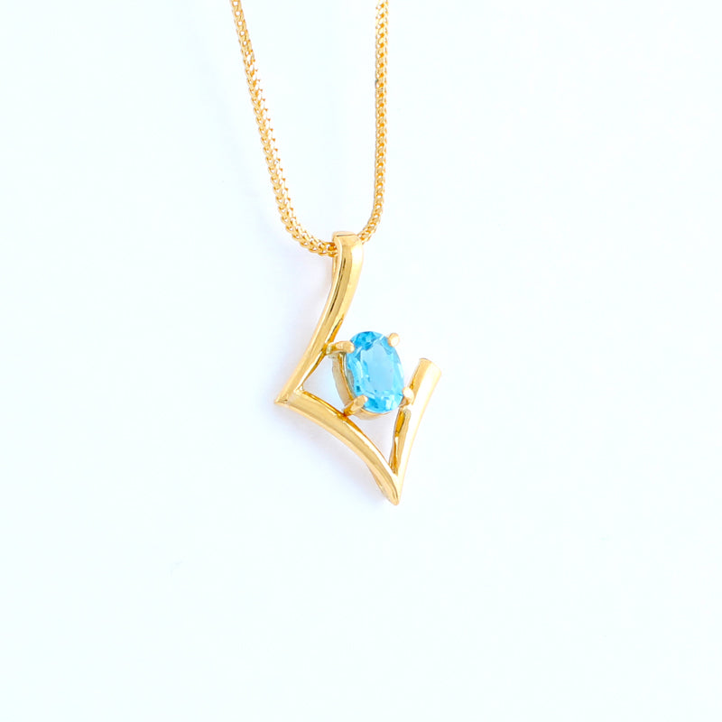 22KT YELLOW GOLD LADIES PENDANT (PE0001556)