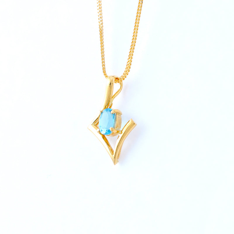 22KT YELLOW GOLD LADIES PENDANT (PE0001556)