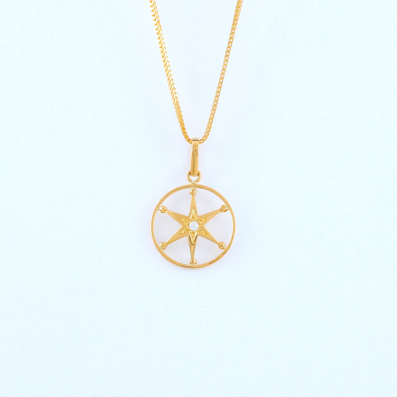 22KT YELLOW GOLD LADIES PENDANT (PE0001575)