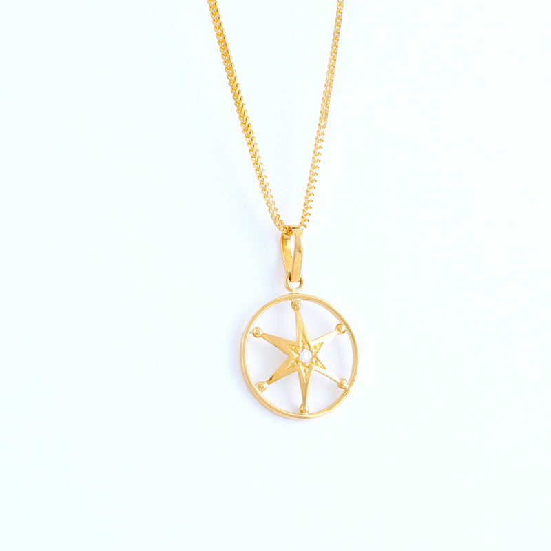 22KT YELLOW GOLD LADIES PENDANT (PE0001575)