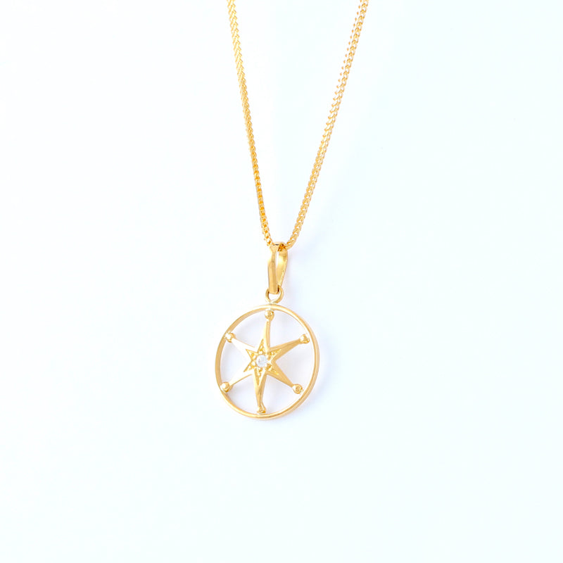 22KT YELLOW GOLD LADIES PENDANT (PE0001575)