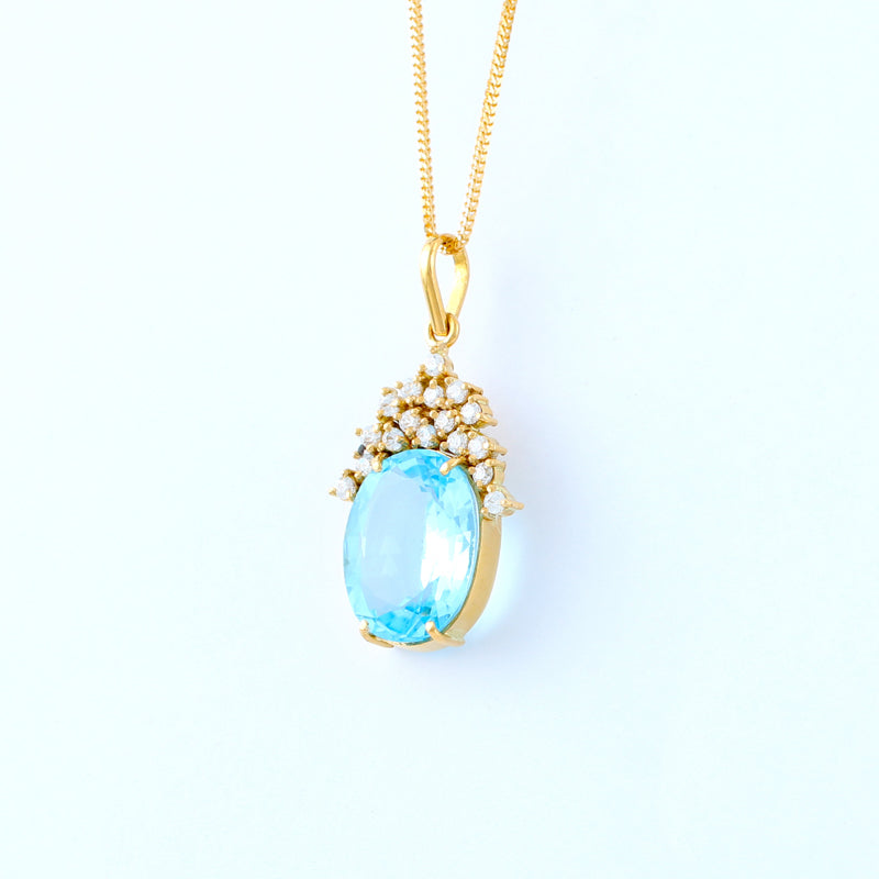 22KT YELLOW GOLD LADIES PENDANT (PE0001582)