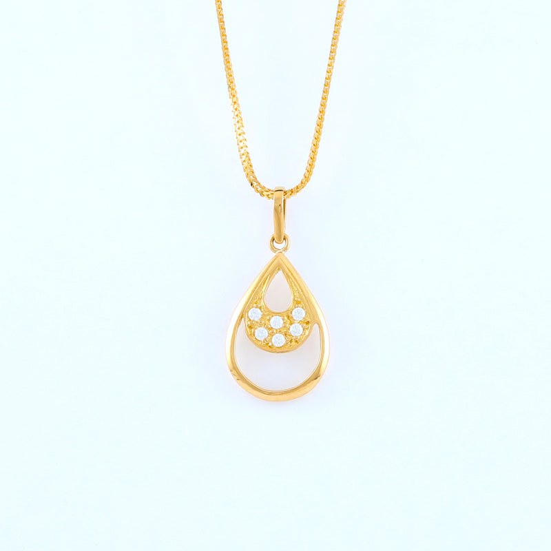 22KT YELLOW GOLD LADIES PENDANT (PE0001664)