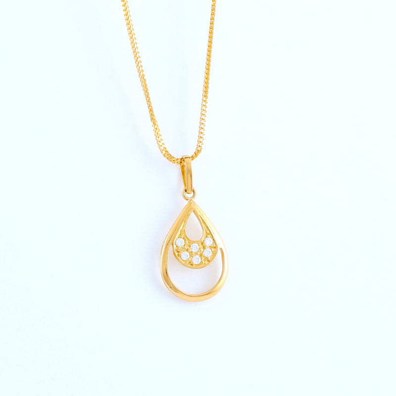 22KT YELLOW GOLD LADIES PENDANT (PE0001664)