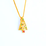 22KT YELLOW GOLD STONE STUDDED LADIES PENDANT (PE0001683)