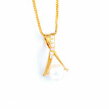 22KT YELLOW GOLD PEARL PENDANT (PE0001700)